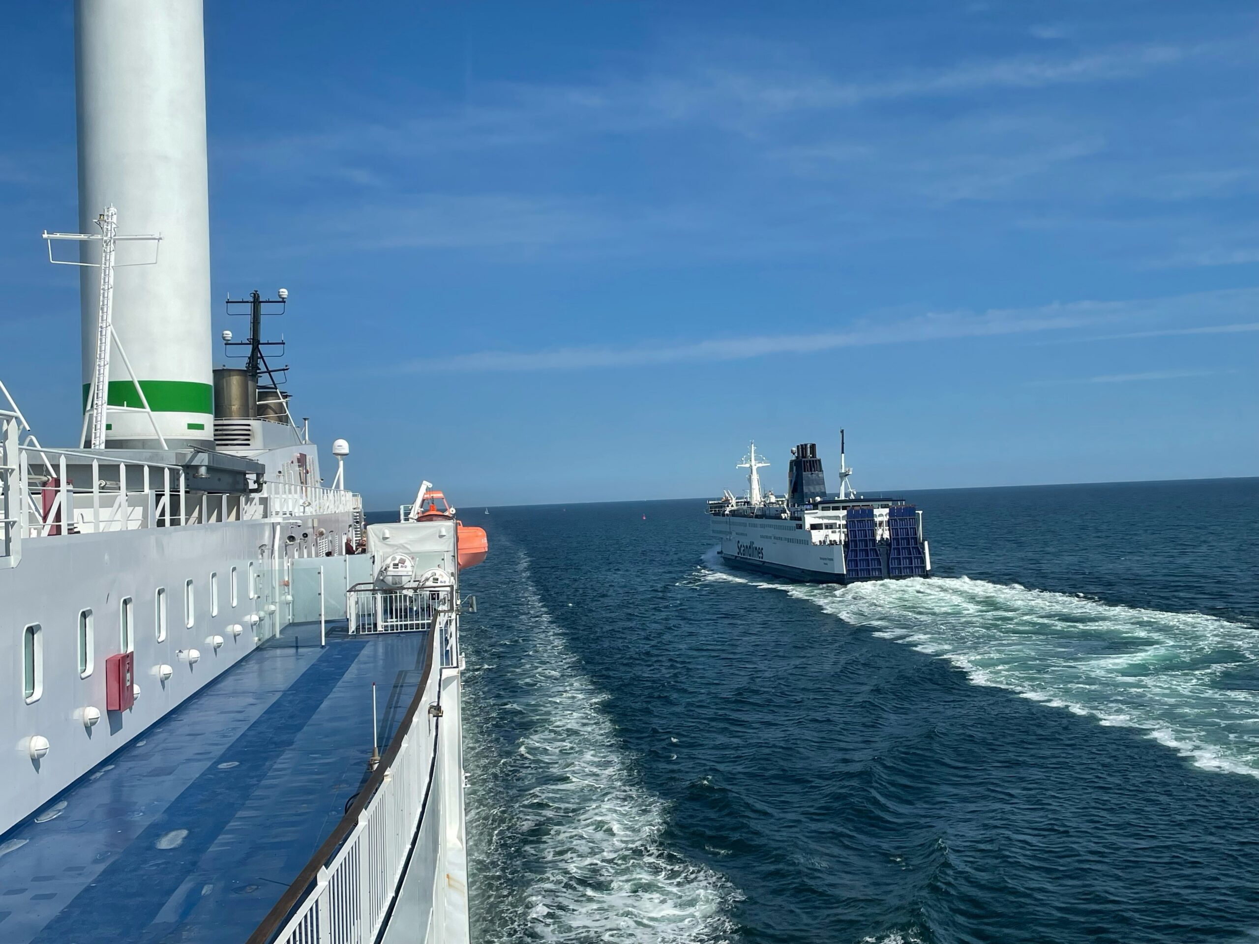 Fähre Berlin nach Wartungsarbeiten zurück auf der Route Rostock–Gedser
